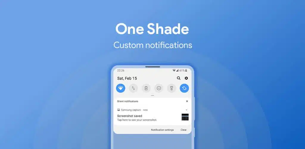 One Shade 18.5.11 – دانلود اپلیکیشن شخصی‌سازی پنل نوتیفیکیشن و تنظیمات سریع اندروید - استودیو دانلود