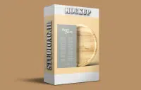 Restaurant menu mockup