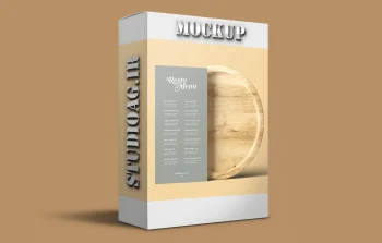 Restaurant menu mockup