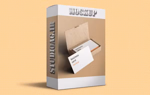 calling card mockup